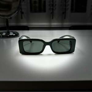 Gucci Grey Rectangular Sunglasses